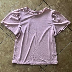 Pink Flutter Sleeve A New Day Tee